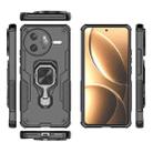 For Redmi K80 Pro Metal Kickstand TPU Hybrid PC Phone Case(Black) - 3
