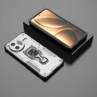 For Redmi K80 Pro Metal Kickstand TPU Hybrid PC Phone Case(Grey) - 2