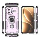 For Redmi K80 Pro Metal Kickstand TPU Hybrid PC Phone Case(Purple) - 3