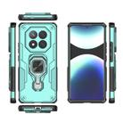 For Redmi Note 14 Pro+ 5G Metal Kickstand TPU Hybrid PC Phone Case(Green) - 3