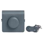 For FUJIFILM instax WIDE Evo Full Body Leather Camera Case Bag with Strap(Grey) - 1