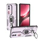 For vivo V50 Metal Kickstand TPU Hybrid PC Phone Case(Purple) - 1