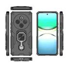 For vivo Y300 Pro Metal Kickstand TPU Hybrid PC Phone Case(Black) - 3
