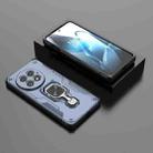 For OnePlus 13 Metal Kickstand TPU Hybrid PC Phone Case(Blue) - 2