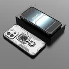 For OnePlus 13T Metal Kickstand TPU Hybrid PC Phone Case(Grey) - 2