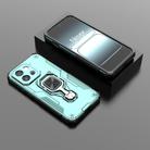For OnePlus 13T Metal Kickstand TPU Hybrid PC Phone Case(Green) - 2
