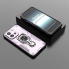 For OnePlus 13T Metal Kickstand TPU Hybrid PC Phone Case(Purple) - 2