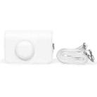 For Kodak EKTAR H35 / F501 / F9 Full Body Leather Camera Case Bag with Strap(White) - 1