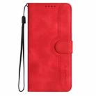 For TCL 40 XL Heart Pattern Skin Feel Leather Phone Case(Red) - 2