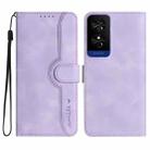For TCL 50 5G / 50 XE / 50 XE NXTpaper Heart Pattern Skin Feel Leather Phone Case(Purple) - 1