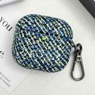 For AirPods 4 Camouflage Texture Earbuds Box PC Case with Hook(Army Green) - 1