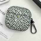 For AirPods 3 Camouflage Texture Earbuds Box PC Case with Hook(Light Green) - 1