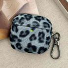 For AirPods Pro Leopard Texture Wireless Earphone PC Case(Grey) - 1