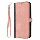 For TCL 40 XL Side Buckle Double Fold Hand Strap Leather Phone Case(Pink) - 3