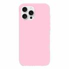 For iPhone 16 Pro Max Burom Cloud Sensing Ultra-thin Liquid Silicone Full Coverage Phone Case(Peach Powder) - 2