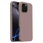 For iPhone 16 Pro Burom Cloud Sensing Ultra-thin Liquid Silicone Full Coverage Phone Case(Qiaoli Brown) - 1