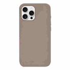 For iPhone 16 Pro Burom Cloud Sensing Ultra-thin Liquid Silicone Full Coverage Phone Case(Qiaoli Brown) - 2