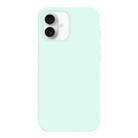 For iPhone 16 Burom Cloud Sensing Ultra-thin Liquid Silicone Full Coverage Phone Case(Mambo Green) - 2