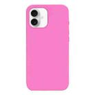For iPhone 16 Burom Cloud Sensing Ultra-thin Liquid Silicone Full Coverage Phone Case(Rose Powder) - 2