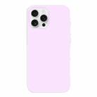 For iPhone 15 Pro Max Burom Cloud Sensing Ultra-thin Liquid Silicone Full Coverage Phone Case(Bean Purple) - 2