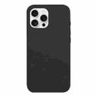 For iPhone 14 Pro Burom Cloud Sensing Ultra-thin Liquid Silicone Full Coverage Phone Case(Jazz Black) - 2