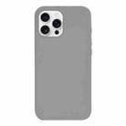 For iPhone 13 Pro Max Burom Cloud Sensing Ultra-thin Liquid Silicone Full Coverage Phone Case(Fifty Shades of Grey) - 2