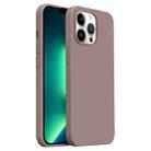For iPhone 13 Pro Max Burom Cloud Sensing Ultra-thin Liquid Silicone Full Coverage Phone Case(Qiaoli Brown) - 1