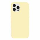 For iPhone 13 Pro Max Burom Cloud Sensing Ultra-thin Liquid Silicone Full Coverage Phone Case(Creamy) - 2
