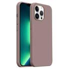 For iPhone 13 Pro Burom Cloud Sensing Ultra-thin Liquid Silicone Full Coverage Phone Case(Qiaoli Brown) - 1