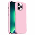 For iPhone 13 Pro Burom Cloud Sensing Ultra-thin Liquid Silicone Full Coverage Phone Case(Peach Powder) - 1