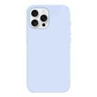 For iPhone 12 Pro Burom Cloud Sensing Ultra-thin Liquid Silicone Full Coverage Phone Case(Cloud Blue) - 2