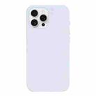For iPhone 12 Pro Burom Cloud Sensing Ultra-thin Liquid Silicone Full Coverage Phone Case(Glacier Blue) - 2