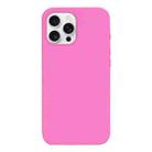 For iPhone 12 Pro Burom Cloud Sensing Ultra-thin Liquid Silicone Full Coverage Phone Case(Rose Powder) - 2
