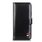 For Fujitsu Arrows Be4 F-41A 3-Color Pearl Texture Magnetic Buckle Horizontal Flip PU Leather Case with Card Slots & Wallet & Holder(Black) - 2