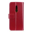 For Fujitsu Arrows Be4 F-41A 3-Color Pearl Texture Magnetic Buckle Horizontal Flip PU Leather Case with Card Slots & Wallet & Holder(Red) - 3