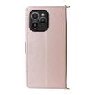 For Fossibot S1 5G Multifunctional 6-Card Slots Leather Phone Case with Wrist Strap(Pink) - 3