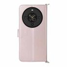 For Fossibot S3 Pro Multifunctional 6-Card Slots Leather Phone Case with Wrist Strap(Pink) - 3