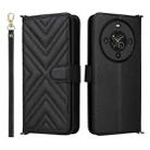For Fossibot S3 Pro Multifunctional 6-Card Slots Leather Phone Case with Wrist Strap(Black) - 1