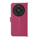 For Fossibot S3 Pro Multifunctional 6-Card Slots Leather Phone Case with Wrist Strap(Rose Red) - 3