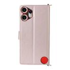 For Nothing CMF Phone 2 Pro Multifunctional 6-Card Slots Leather Phone Case with Wrist Strap(Pink) - 3