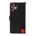 For Nothing CMF Phone 2 Pro Multifunctional 6-Card Slots Leather Phone Case with Wrist Strap(Black) - 3