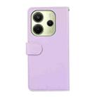 For Redmi Note 14 4G 164.84mm ABEEL Delicate Texture Splicing RFID Leather Phone Case(Purple) - 3