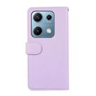 For Redmi Note 14s ABEEL Delicate Texture Splicing RFID Leather Phone Case(Purple) - 3