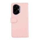 For Honor 400 ABEEL Delicate Texture Splicing RFID Leather Phone Case(Pink) - 3