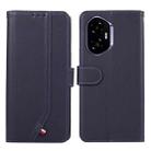 For Honor 400 ABEEL Delicate Texture Splicing RFID Leather Phone Case(Blue) - 1