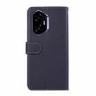 For Honor 400 ABEEL Delicate Texture Splicing RFID Leather Phone Case(Blue) - 3