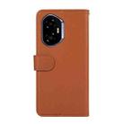 For Honor 400 ABEEL Delicate Texture Splicing RFID Leather Phone Case(Brown) - 3