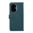 For Honor 400 ABEEL Delicate Texture Splicing RFID Leather Phone Case(Green) - 3