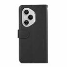 For Honor 400 Pro Global 160.8mm ABEEL Delicate Texture Splicing RFID Leather Phone Case(Black) - 3
