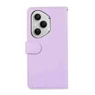 For Honor 400 Pro Global 160.8mm ABEEL Delicate Texture Splicing RFID Leather Phone Case(Purple) - 3